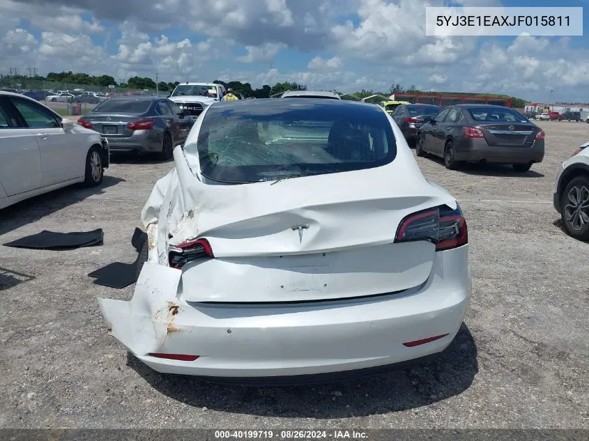 5YJ3E1EAXJF015811 2018 Tesla Model 3 Long Range/Mid Range