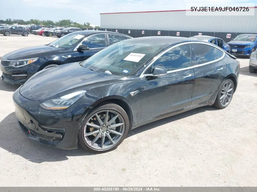 5YJ3E1EA9JF046726 2018 Tesla Model 3 Long Range/Mid Range