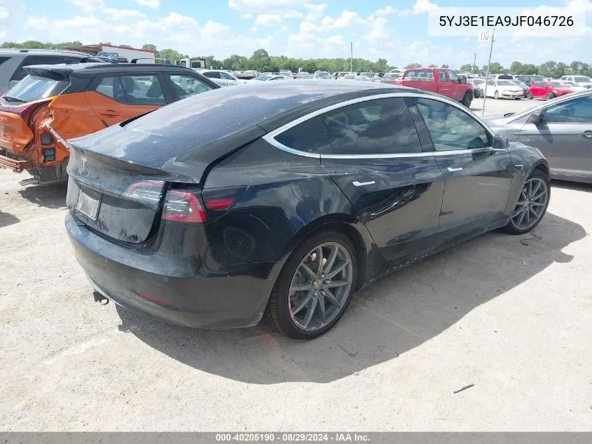 5YJ3E1EA9JF046726 2018 Tesla Model 3 Long Range/Mid Range