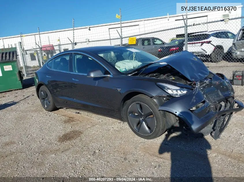 5YJ3E1EA0JF016370 2018 Tesla Model 3