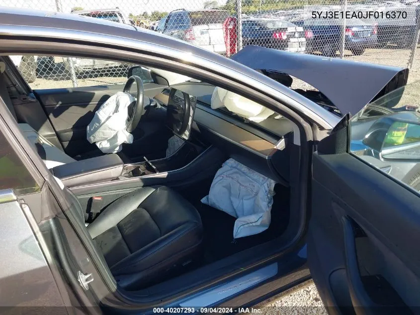 5YJ3E1EA0JF016370 2018 Tesla Model 3