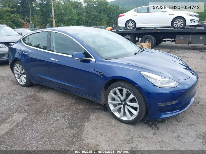 5YJ3E1EB2JF054742 2018 Tesla Model 3 Long Range/Performance