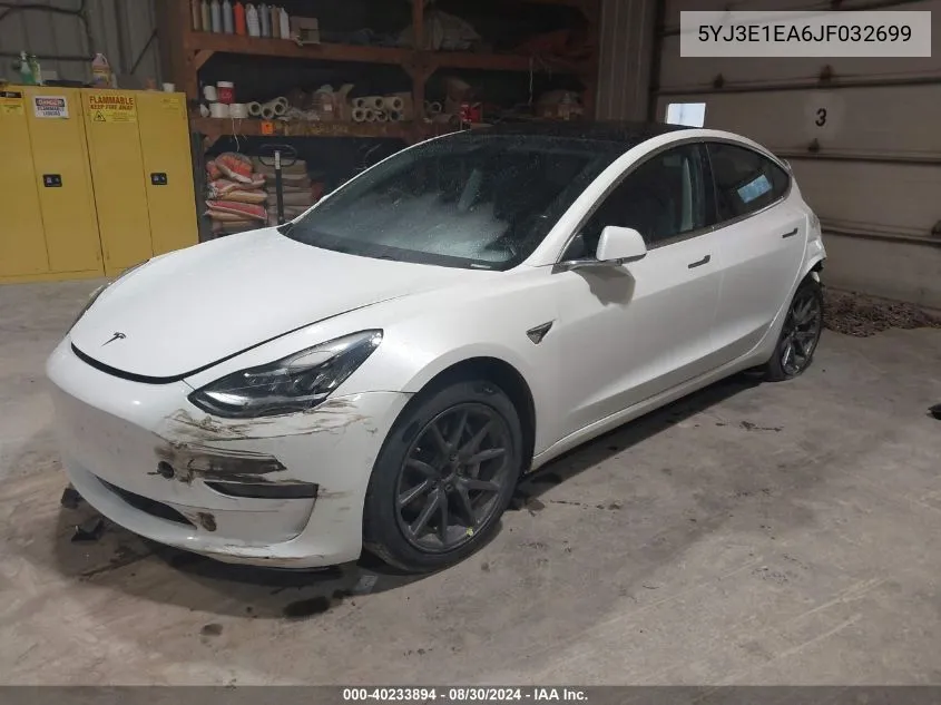 5YJ3E1EA6JF032699 2018 Tesla Model 3 Long Range/Mid Range