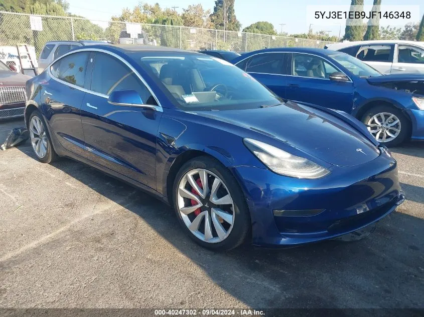 5YJ3E1EB9JF146348 2018 Tesla Model 3