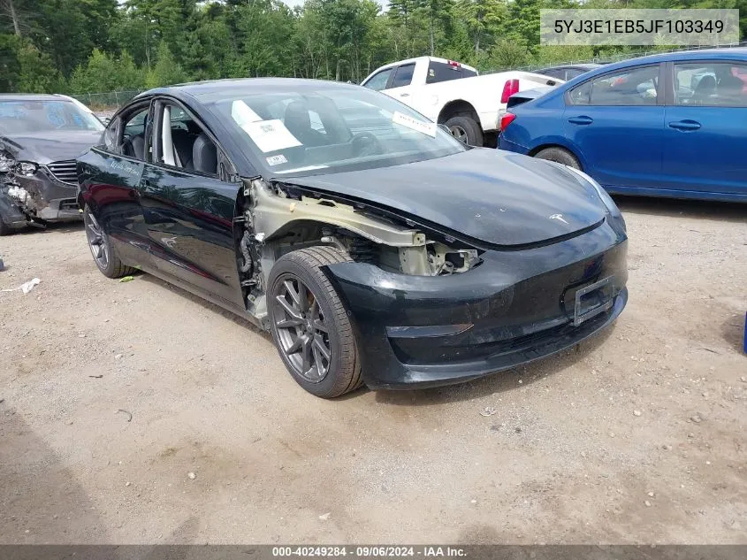 5YJ3E1EB5JF103349 2018 Tesla Model 3 Long Range/Performance