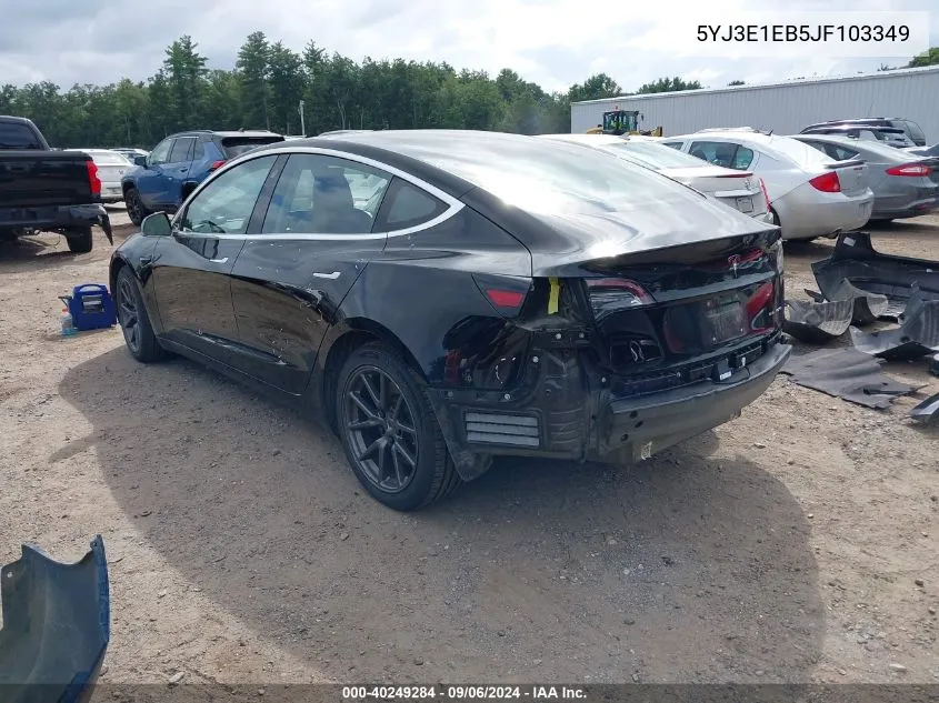 5YJ3E1EB5JF103349 2018 Tesla Model 3 Long Range/Performance