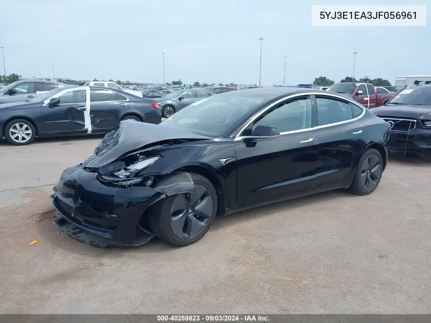 5YJ3E1EA3JF056961 2018 Tesla Model 3 Long Range/Mid Range