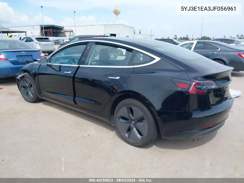 5YJ3E1EA3JF056961 2018 Tesla Model 3 Long Range/Mid Range