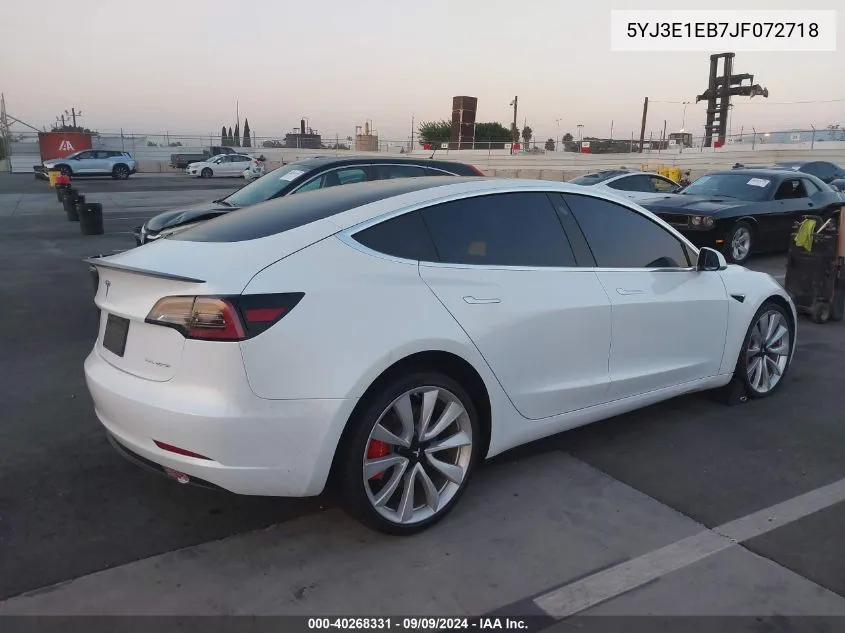 5YJ3E1EB7JF072718 2018 Tesla Model 3 Long Range/Performance