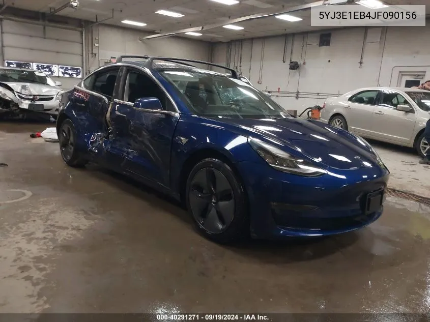 2018 Tesla Model 3 Long Range/Performance VIN: 5YJ3E1EB4JF090156 Lot: 40291271