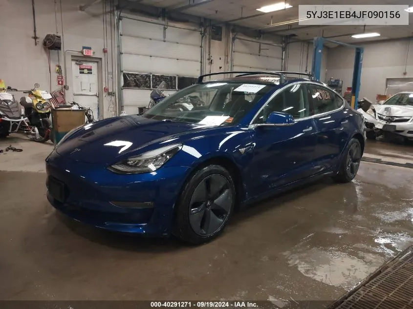 2018 Tesla Model 3 Long Range/Performance VIN: 5YJ3E1EB4JF090156 Lot: 40291271