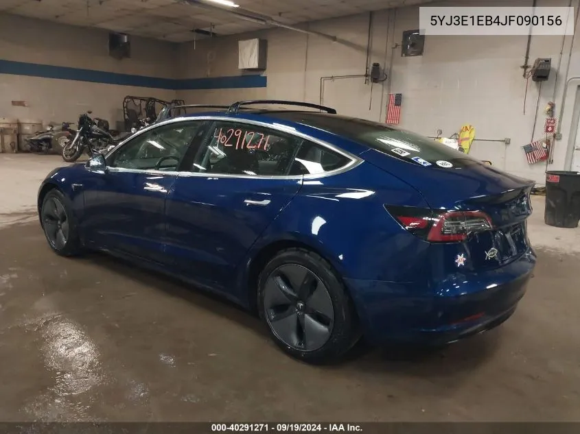 5YJ3E1EB4JF090156 2018 Tesla Model 3 Long Range/Performance