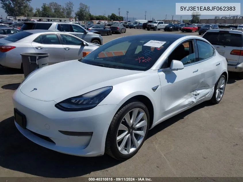 5YJ3E1EA8JF062383 2018 Tesla Model 3 Long Range/Mid Range