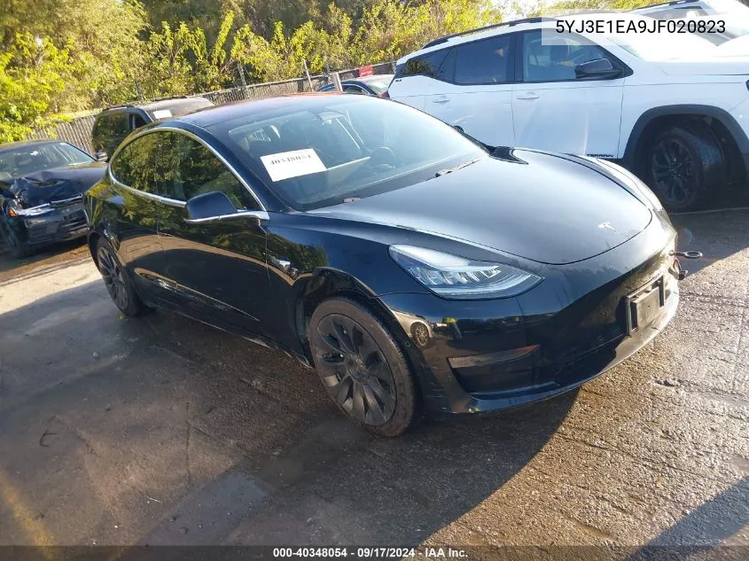 2018 Tesla Model 3 Long Range/Mid Range VIN: 5YJ3E1EA9JF020823 Lot: 40348054