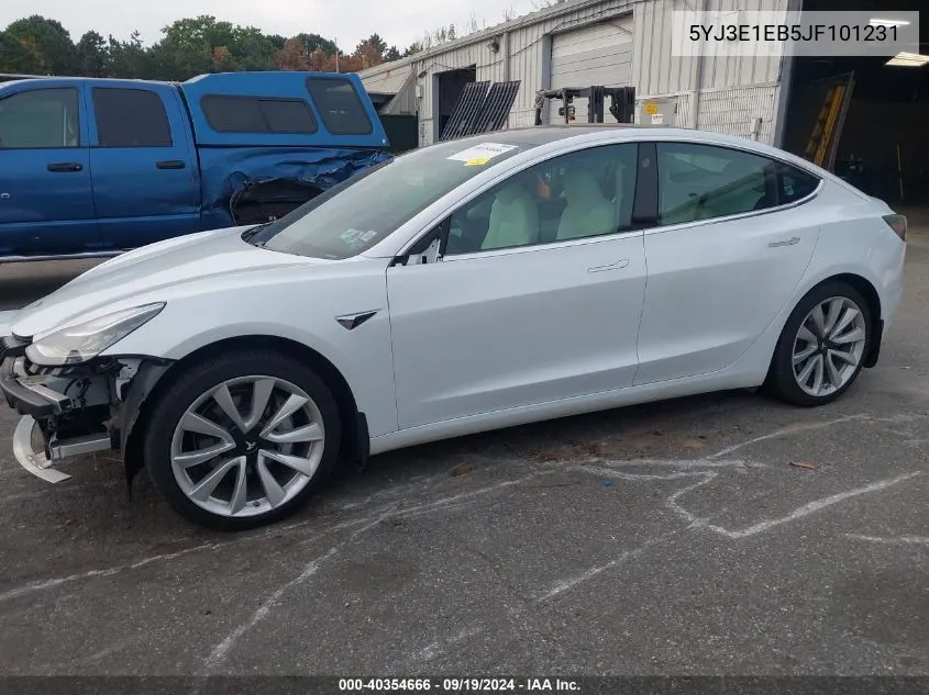 5YJ3E1EB5JF101231 2018 Tesla Model 3 Long Range/Performance