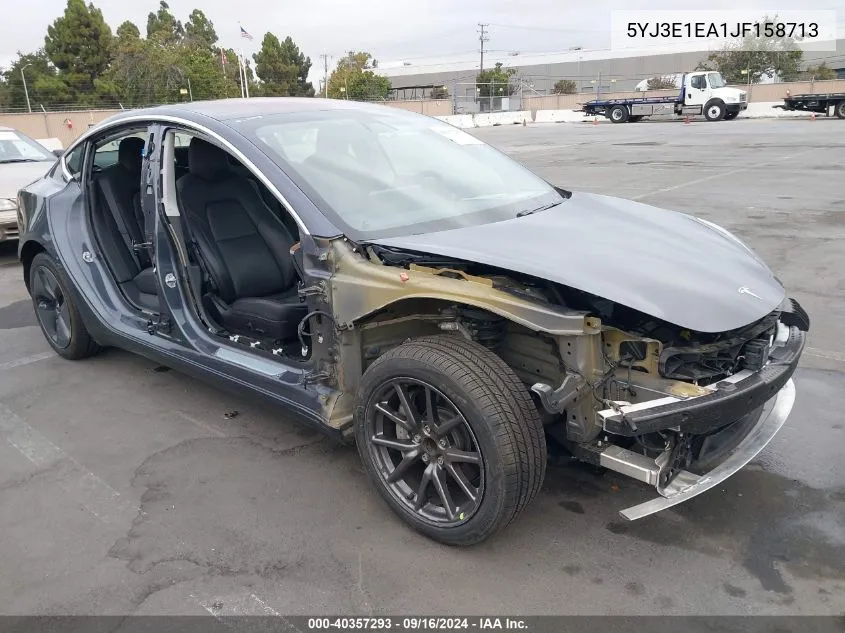 5YJ3E1EA1JF158713 2018 Tesla Model 3