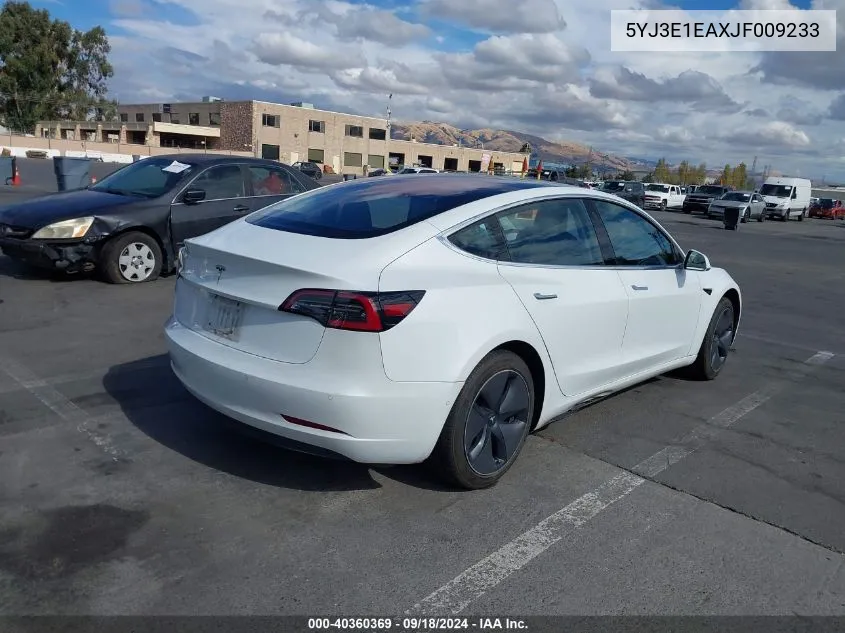 5YJ3E1EAXJF009233 2018 Tesla Model 3 Long Range/Mid Range