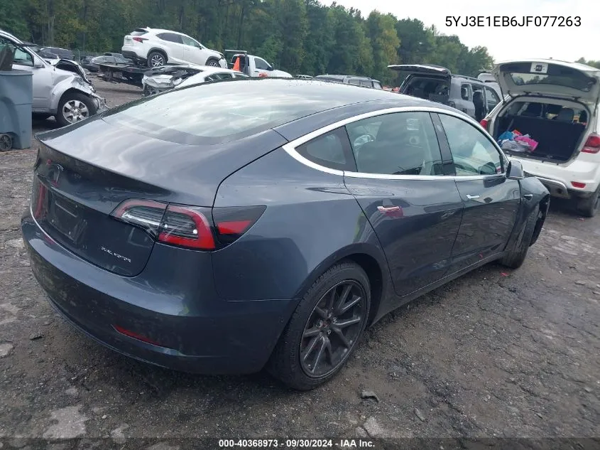 5YJ3E1EB6JF077263 2018 Tesla Model 3