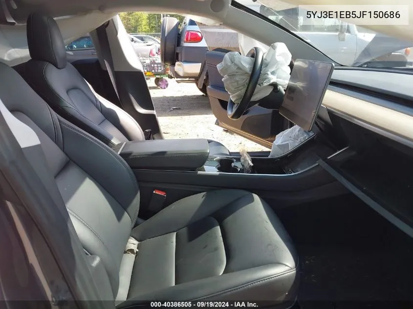 5YJ3E1EB5JF150686 2018 Tesla Model 3