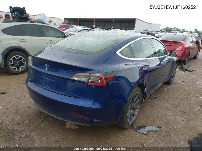 5YJ3E1EA1JF160252 2018 Tesla Model 3