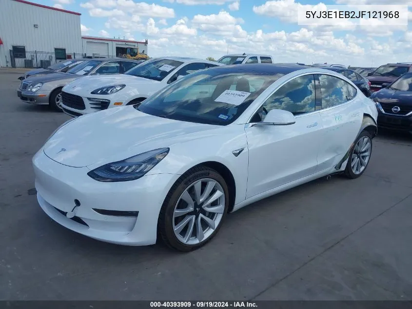 5YJ3E1EB2JF121968 2018 Tesla Model 3 Long Range/Performance