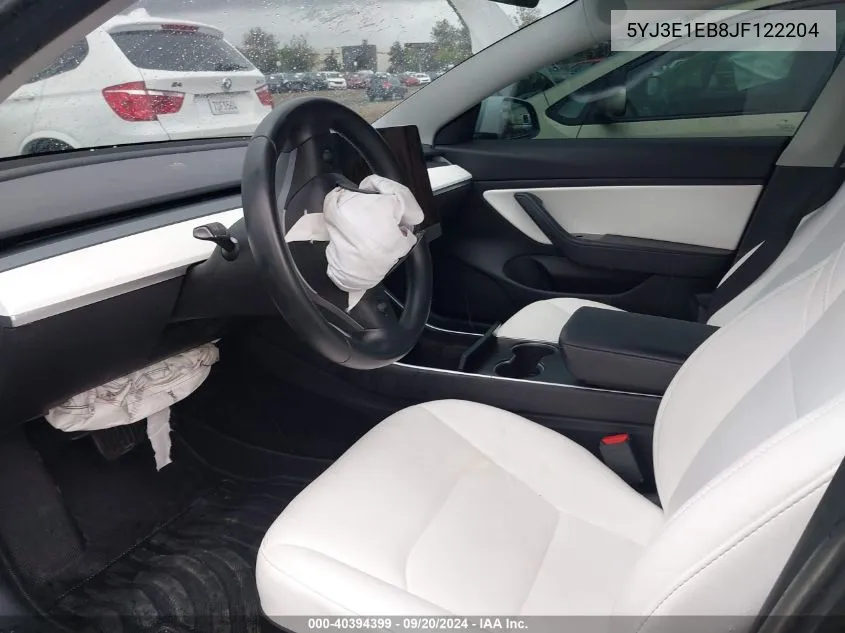 5YJ3E1EB8JF122204 2018 Tesla Model 3 Long Range/Performance