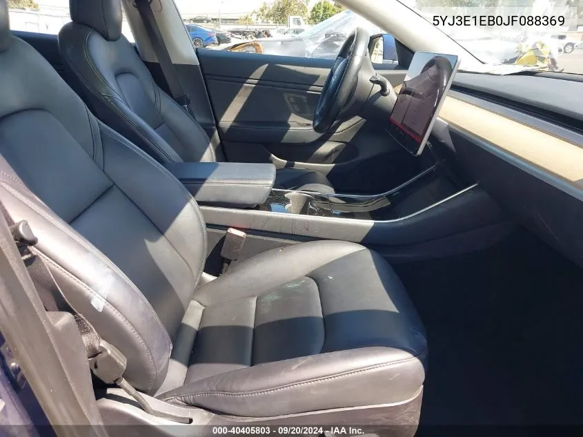 5YJ3E1EB0JF088369 2018 Tesla Model 3 Long Range/Performance