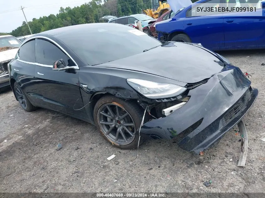 5YJ3E1EB4JF099181 2018 Tesla Model 3