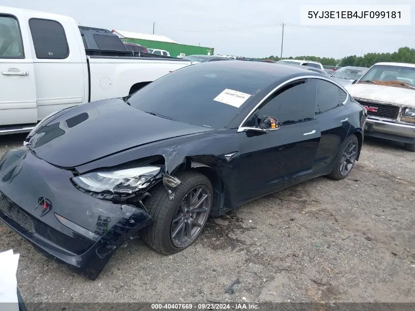 5YJ3E1EB4JF099181 2018 Tesla Model 3