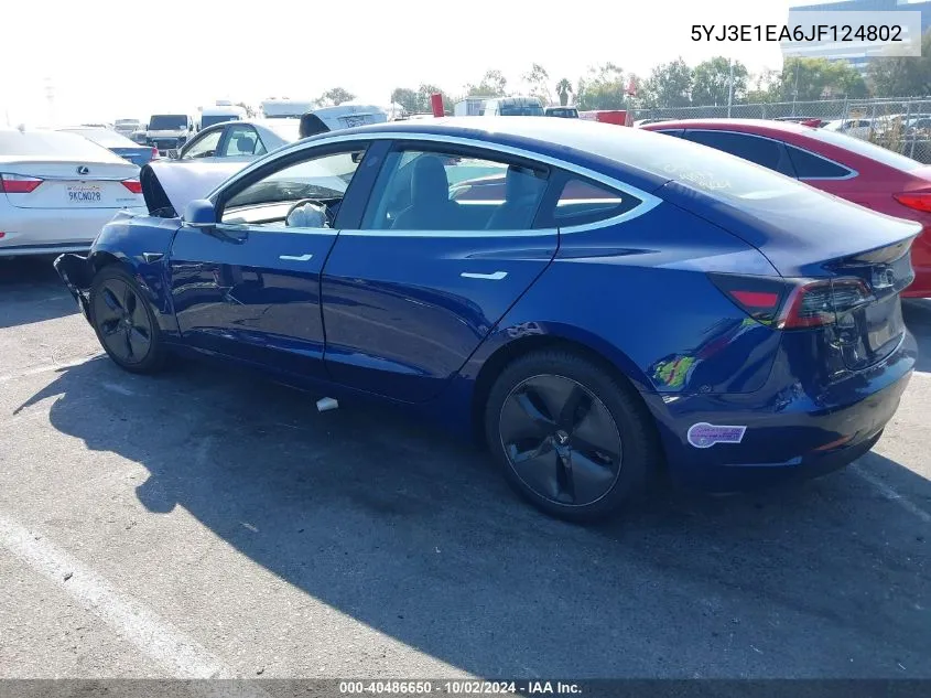 5YJ3E1EA6JF124802 2018 Tesla Model 3 Long Range/Mid Range