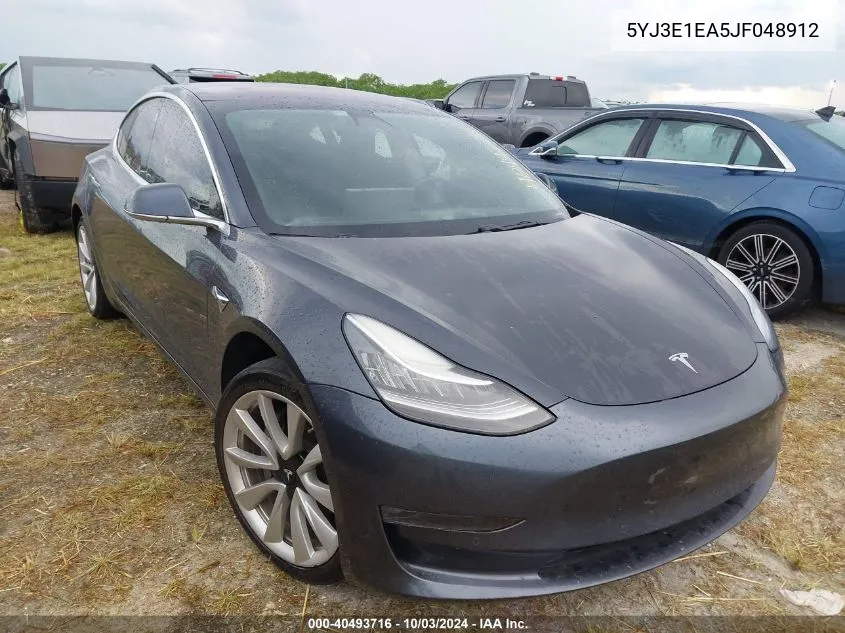 5YJ3E1EA5JF048912 2018 Tesla Model 3 Long Range/Mid Range