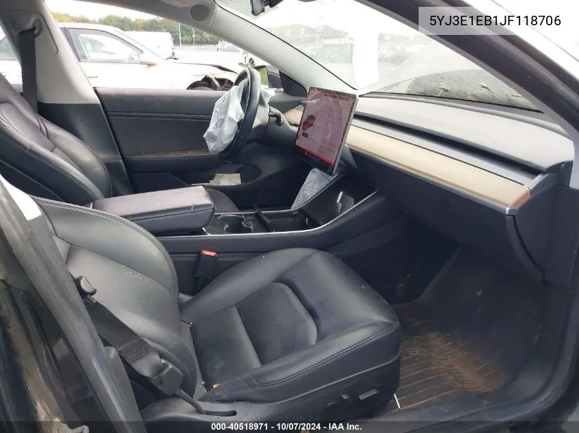 5YJ3E1EB1JF118706 2018 Tesla Model 3