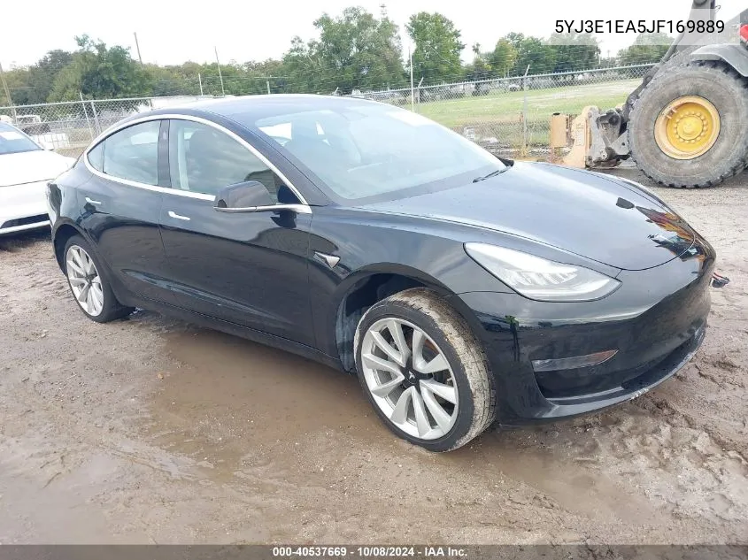 2018 Tesla Model 3 Long Range/Mid Range VIN: 5YJ3E1EA5JF169889 Lot: 40537669