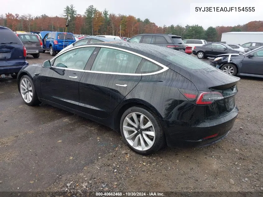 5YJ3E1EA0JF154555 2018 Tesla Model 3 Long Range/Mid Range