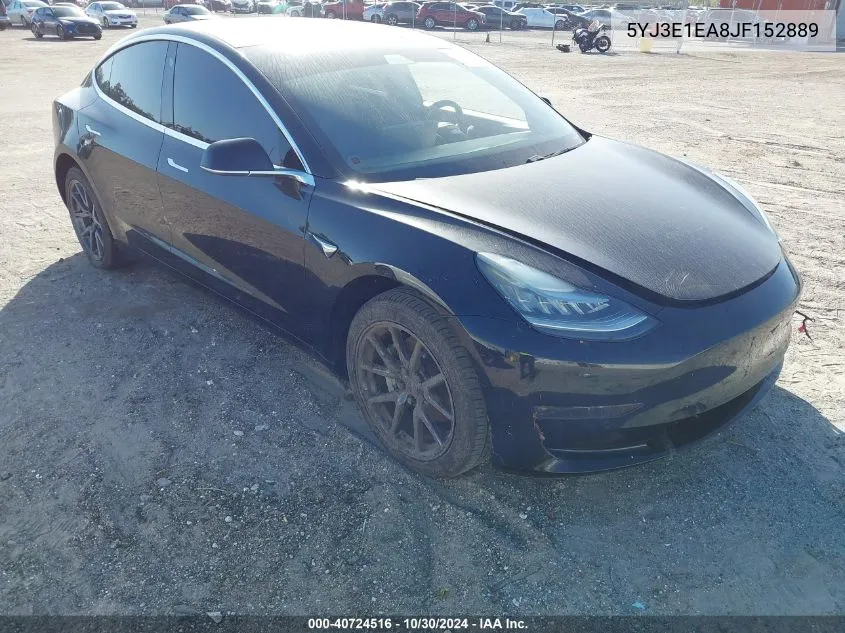 5YJ3E1EA8JF152889 2018 Tesla Model 3 Long Range/Mid Range