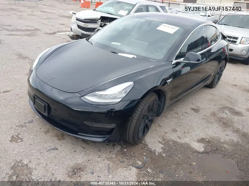 2018 Tesla Model 3 Long Range/Mid Range VIN: 5YJ3E1EA9JF157440 Lot: 40735343