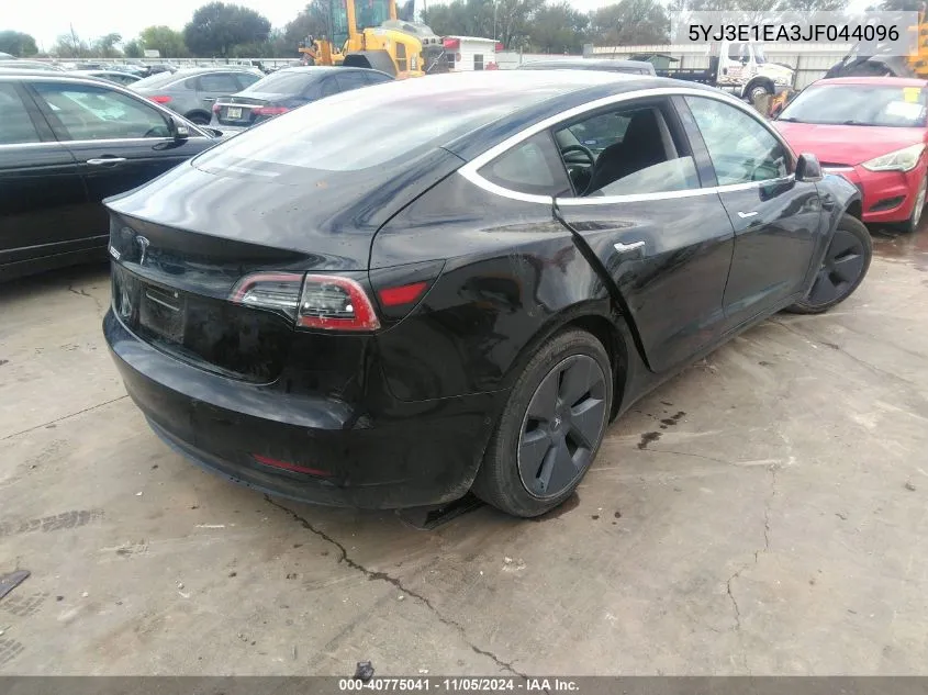 2018 Tesla Model 3 Long Range/Mid Range VIN: 5YJ3E1EA3JF044096 Lot: 40775041