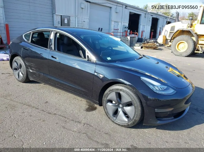 2018 Tesla Model 3 Long Range/Performance VIN: 5YJ3E1EB3JF095560 Lot: 40895404