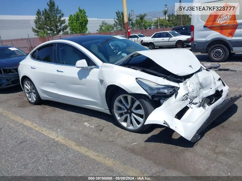 5YJ3E1EA7KF323777 2019 Tesla Model 3 Long Range/Mid Range/Standard Range/Standard Range Plus