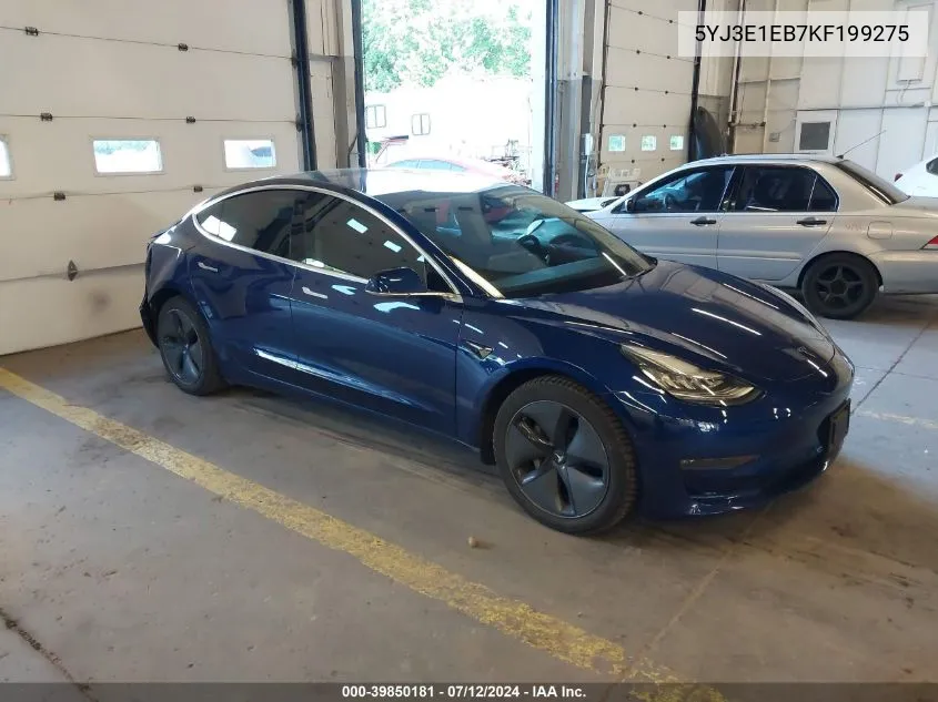 5YJ3E1EB7KF199275 2019 Tesla Model 3 Long Range/Performance