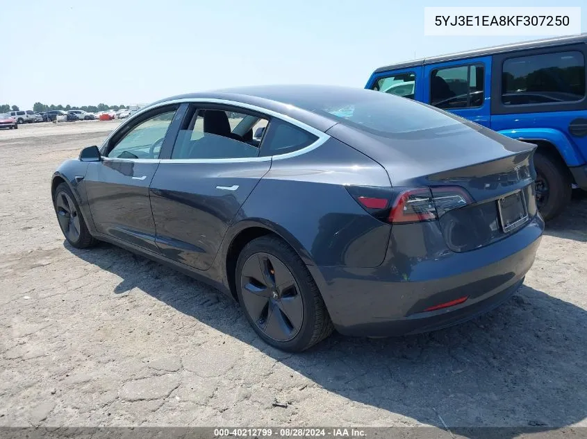 5YJ3E1EA8KF307250 2019 Tesla Model 3 Long Range/Mid Range/Standard Range/Standard Range Plus