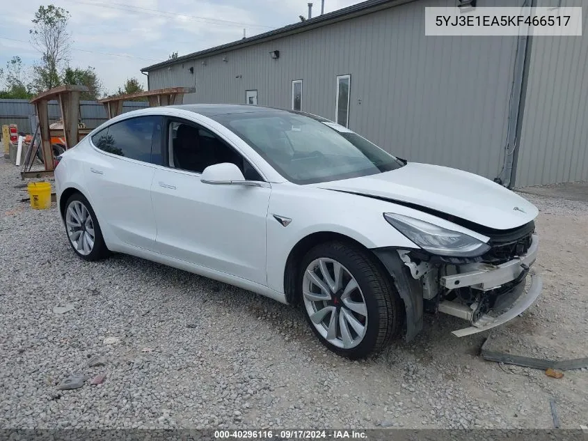 5YJ3E1EA5KF466517 2019 Tesla Model 3 Long Range/Mid Range/Standard Range/Standard Range Plus