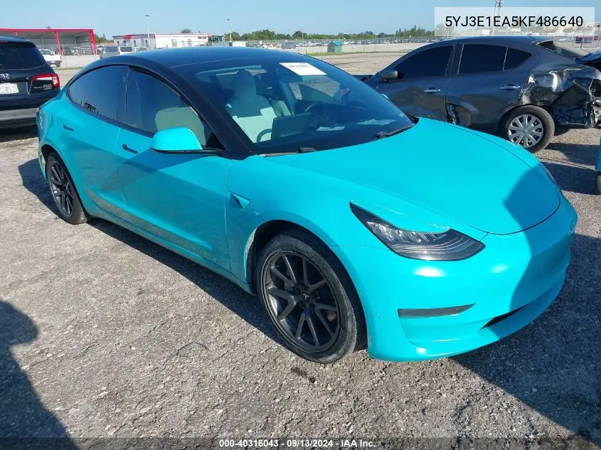 5YJ3E1EA5KF486640 2019 Tesla Model 3