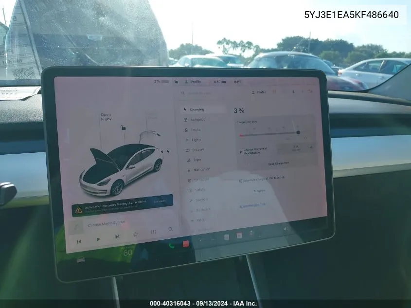 5YJ3E1EA5KF486640 2019 Tesla Model 3
