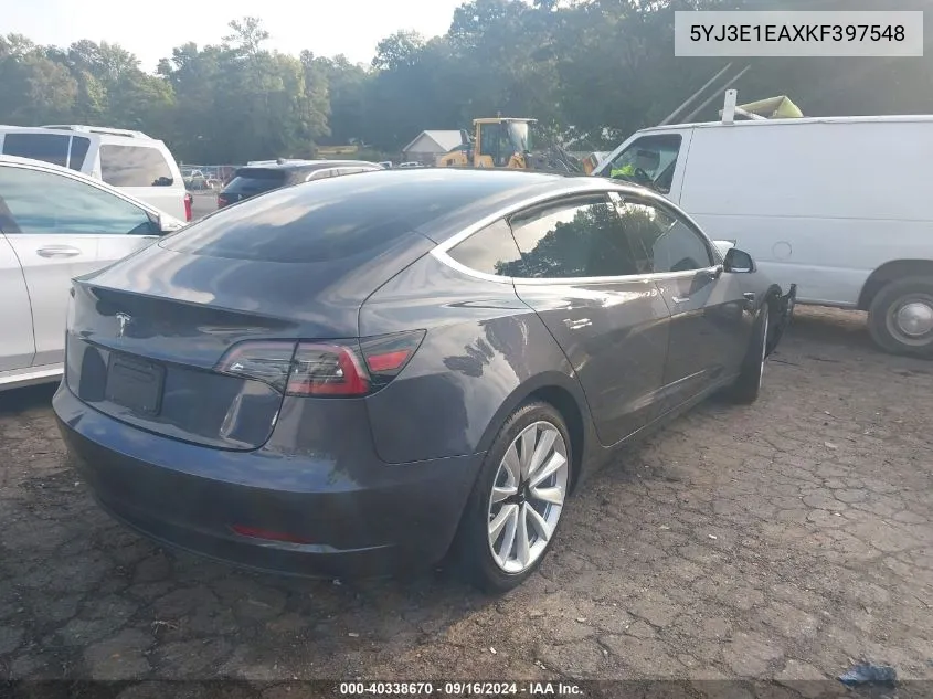 5YJ3E1EAXKF397548 2019 Tesla Model 3