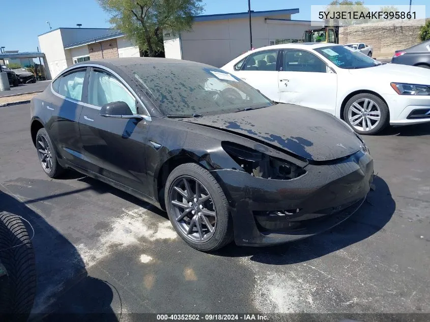 5YJ3E1EA4KF395861 2019 Tesla Model 3 Long Range/Mid Range/Standard Range/Standard Range Plus