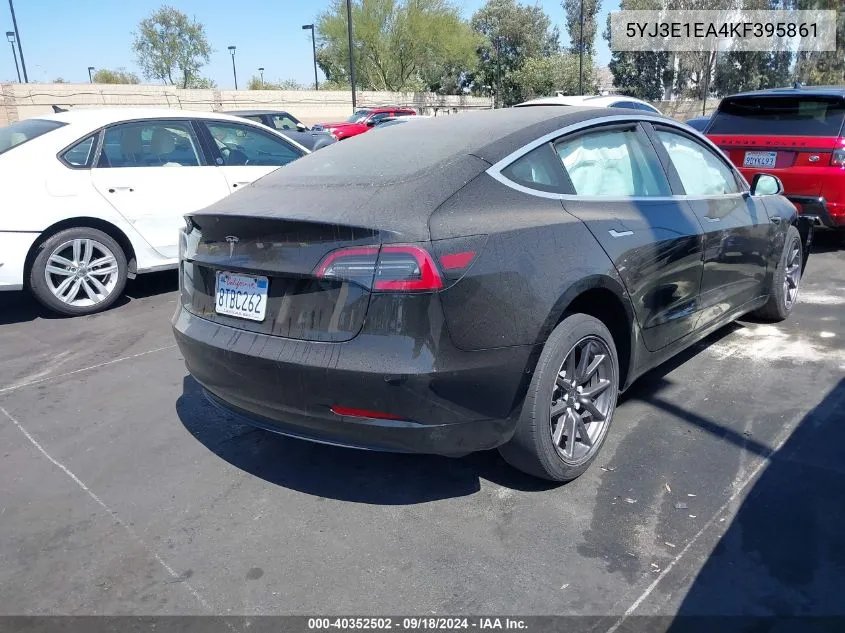 5YJ3E1EA4KF395861 2019 Tesla Model 3 Long Range/Mid Range/Standard Range/Standard Range Plus