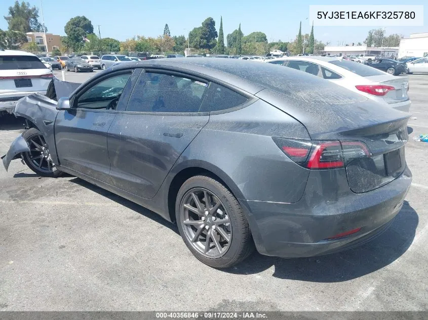 5YJ3E1EA6KF325780 2019 Tesla Model 3 Long Range/Mid Range/Standard Range/Standard Range Plus