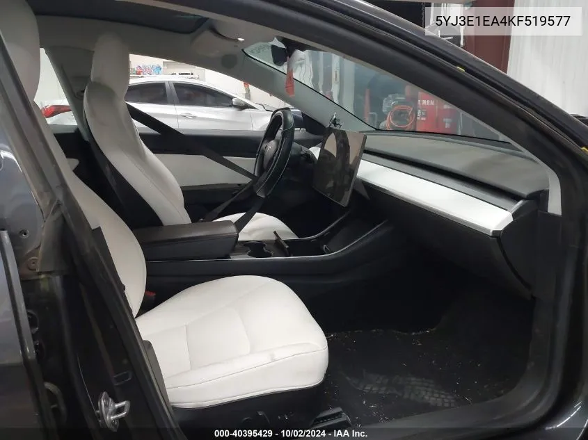 5YJ3E1EA4KF519577 2019 Tesla Model 3