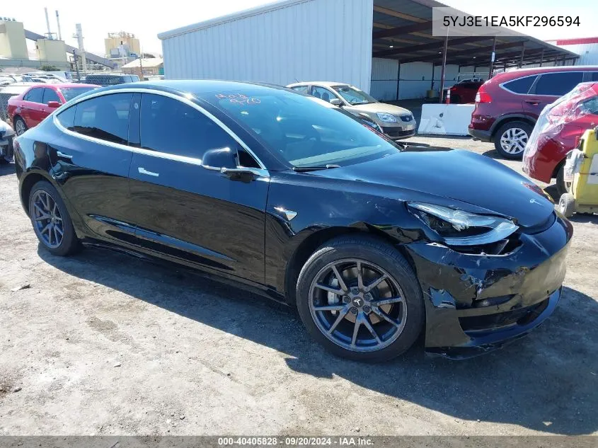 5YJ3E1EA5KF296594 2019 Tesla Model 3 Long Range/Mid Range/Standard Range/Standard Range Plus